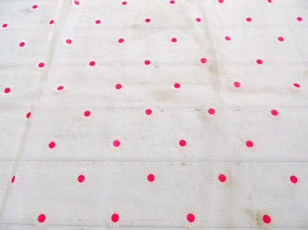 キュートな花柄・シースルー素材・デッドストック・ヴィンテージ・ファブリック/生地　USA