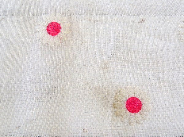 キュートな花柄・シースルー素材・デッドストック・ヴィンテージ・ファブリック/生地　USA