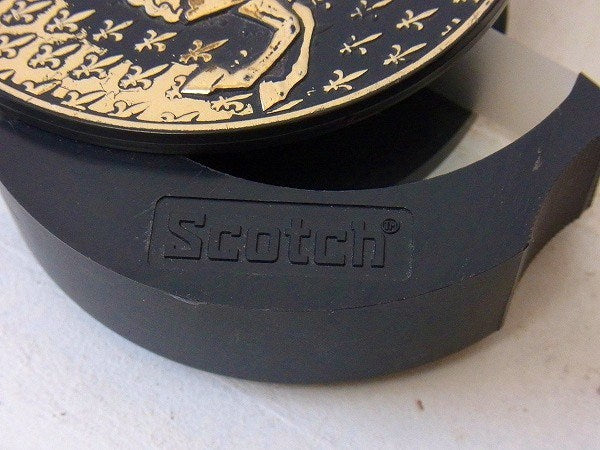 【Scotch/スコッチ】西ドイツ製・騎士&ゆりの紋章・アンティーク・テープカッター
