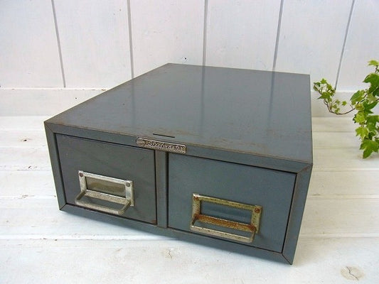 【Steelmaster】スチール製・ヴィンテージ・ファイルホルダー/引き出し　USA
