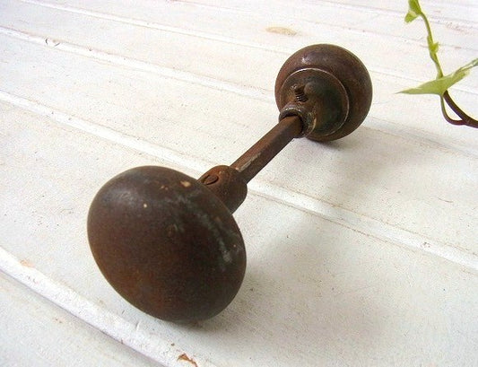 シャビー・アイアン製 アンティーク・ドアノブ・金具 建材 USA 住宅設備