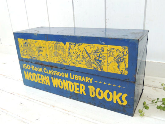 MODERN WONDER BOOKS メタル製・30〜40's・ヴィンテージ・ボックス 本箱 US
