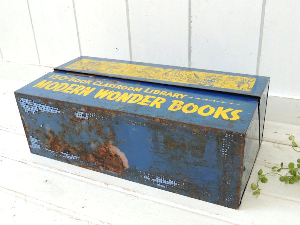 MODERN WONDER BOOKS メタル製・30〜40's・ヴィンテージ・ボックス 本箱 US