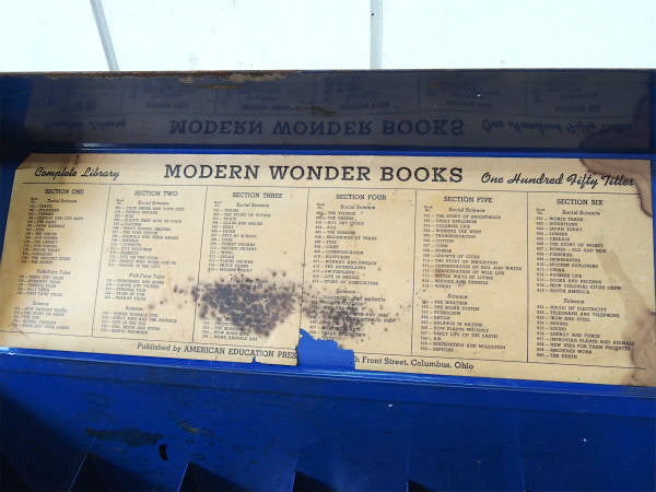 MODERN WONDER BOOKS メタル製・30〜40's・ヴィンテージ・ボックス 本箱 US