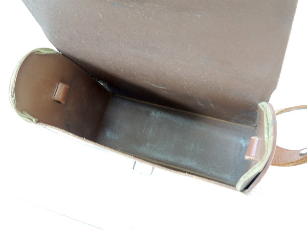 【Bell&Howell・カメラケース・USA】アンティーク・革・ショルダーバッグ鞄/カバン