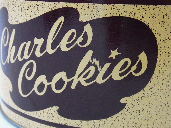 【Charles Cookies】ティン製・ヴィンテージ・クッキー缶/ブリキ缶　USA