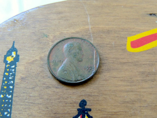 【Caro Nan】1973年・ヨーロッパ・トラベルシリーズ・木製・ヴィンテージ・カロナンバスケット