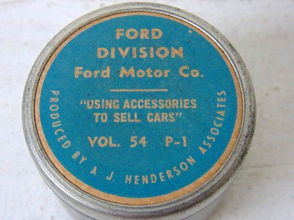 FORD アメ車 フォード 50's 自動車部品 オートパーツ ヴィンテージ アルミ容器 アルミケース パーツ缶 USA 缶