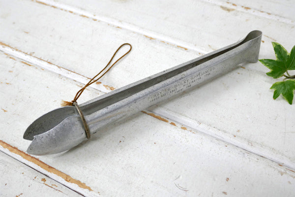 シャビー アルミ製 ヴィンテージ キッチントング トング キャンプ アウトドア キッチン用品 USA