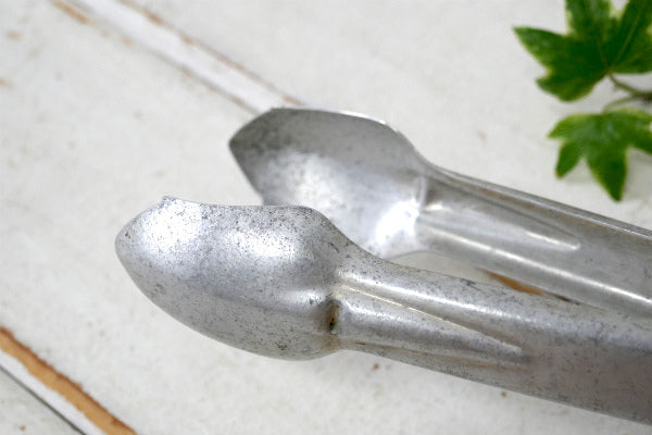 シャビー アルミ製 ヴィンテージ キッチントング トング キャンプ アウトドア キッチン用品 USA