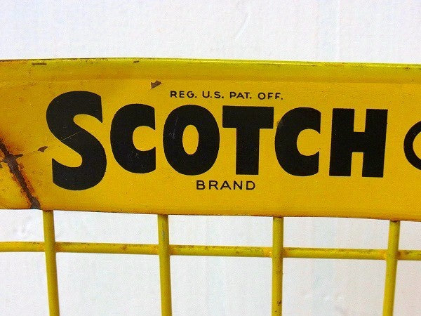 【Scotch/スコッチ】陳列用・ノベルティ・ヴィンテージ・スチール・バスケット　USA