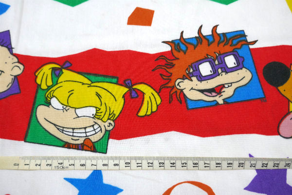 【ラグラッツムービー】冒険アニメ・アメコミ・ヴィンテージ・ユーズドシーツ(フラットタイプ)  USA