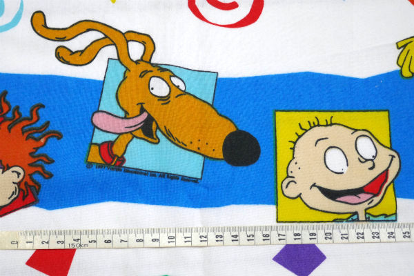 【ラグラッツムービー】冒険アニメ・アメコミ・ヴィンテージ・ユーズドシーツ(フラットタイプ)  USA