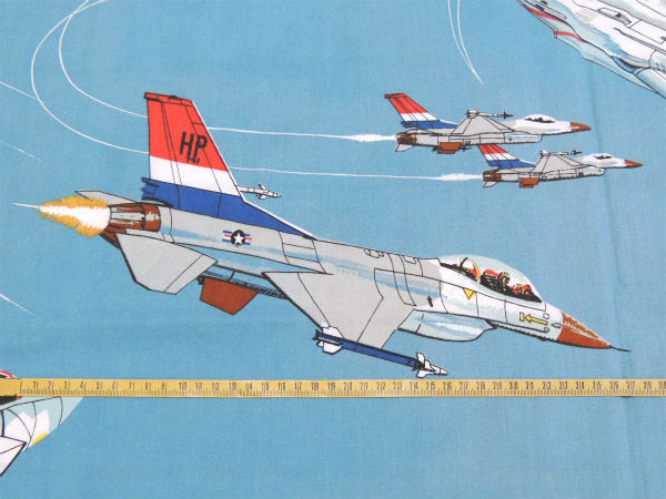 【AFTERBURNER】アフターバーナー・戦闘機・80'sヴィンテージ・ユーズドシーツ(フラット)