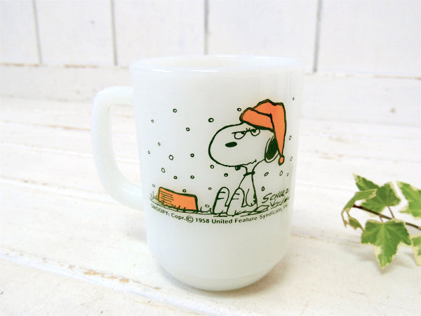 【Fire King】ファイヤーキング・スヌーピー・フレンチトースト・マグカップ/SNOOPY