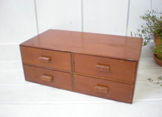 木製の小さなアンティーク・引き出し/葉巻ボックス USA