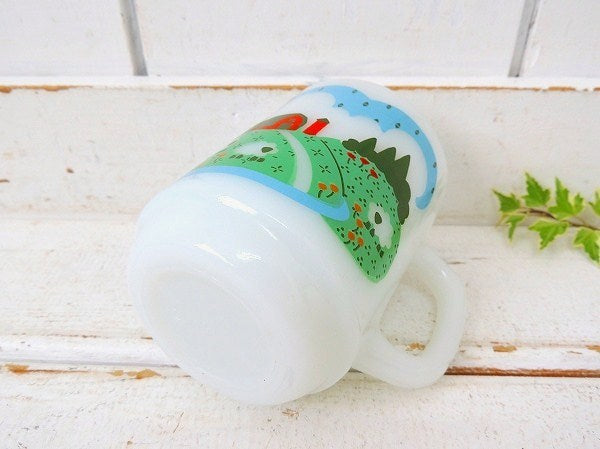 【Fire King】ファイヤーキング・メドウズ・羊&牧場柄・マグカップⅡ　USA