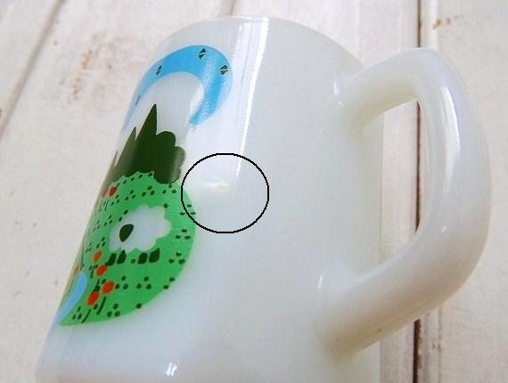 【Fire King】ファイヤーキング・メドウズ・羊&牧場柄・マグカップⅢ　USA