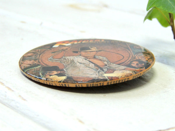 【レイダース・失われたアーク】1981年・USA・アドベンチャー映画・ヴィンテージ・缶バッジ