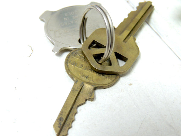 シアーズ&クラフトマン・4way・ドライバー・DIY・ヴィンテージ・工具・キーホルダー・真鍮・鍵2本