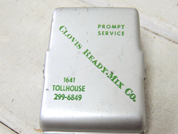 アルミ製・ノベルティ・マグネット付き・ヴィンテージ・クリップ/ペーパークリップ