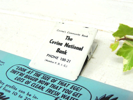 【The Covina National Bank】銀行・ノベルティ・ヴィンテージ・ペーパークリップ