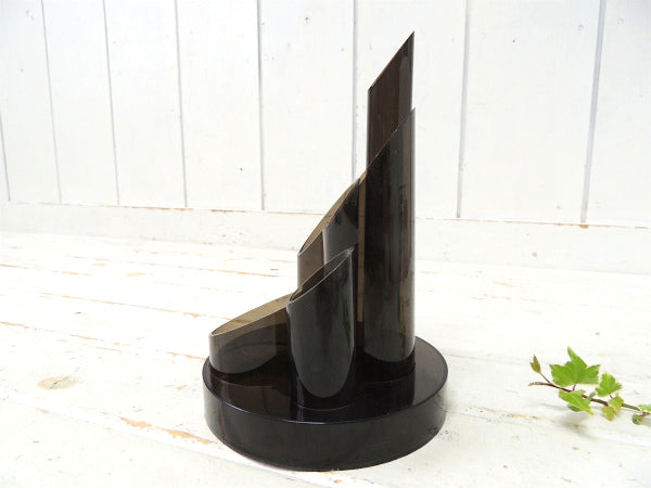 スペーシー&ミッドセンチュリー ステーショナリー・ビンテージ・卓上オーガナイザー・ペン立て