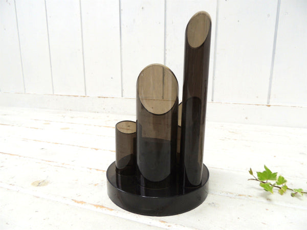 スペーシー&ミッドセンチュリー ステーショナリー・ビンテージ・卓上オーガナイザー・ペン立て