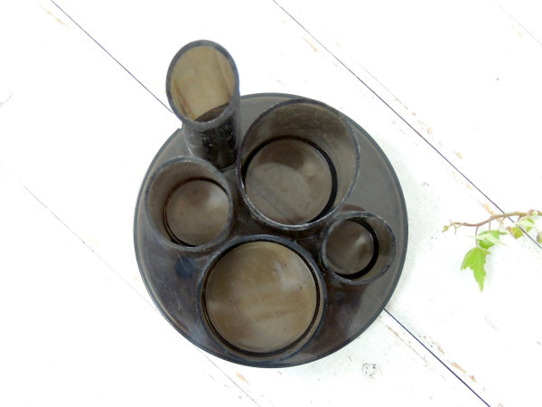 スペーシー&ミッドセンチュリー ステーショナリー・ビンテージ・卓上オーガナイザー・ペン立て