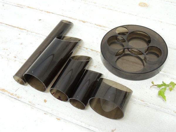 スペーシー&ミッドセンチュリー ステーショナリー・ビンテージ・卓上オーガナイザー・ペン立て