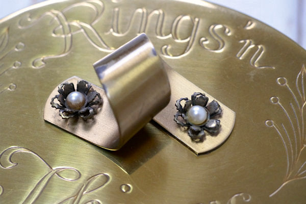 Rings'n Things ゴールドトーン 70s ビンテージ 宝石箱 トリンケットボックス US