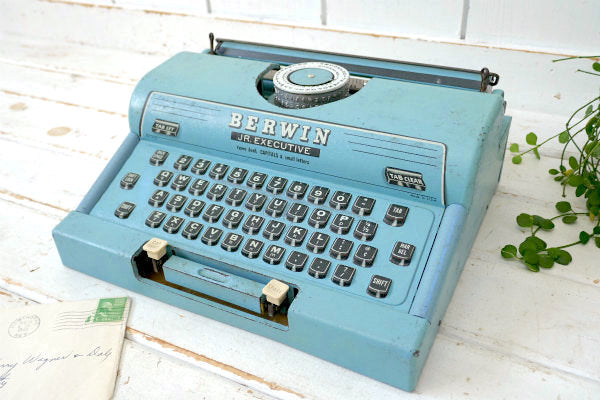 BERWIN JR. EXECUTIV タイプライター ブリキ おもちゃ 60's ヴィンテージ  TOY オモチャ レトロ USA