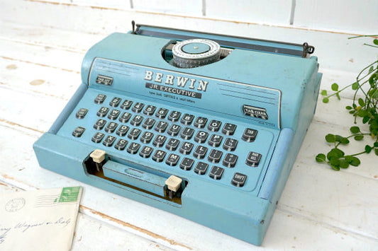 BERWIN JR. EXECUTIV タイプライター ブリキ おもちゃ 60's ヴィンテージ  TOY オモチャ レトロ USA