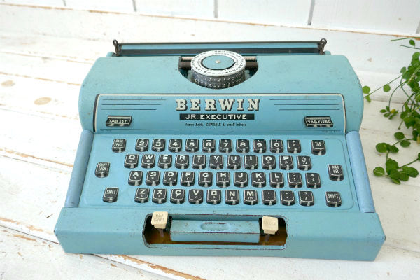 【BERWIN】ティン製・おもちゃ・60'sヴィンテージ・タイプライター・TOY・オモチャ・レトロ