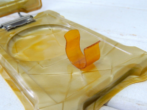 卍・sterilized BARBER ミラー+髭 ブラシ+ボウル・アンティーク・シェービングセット