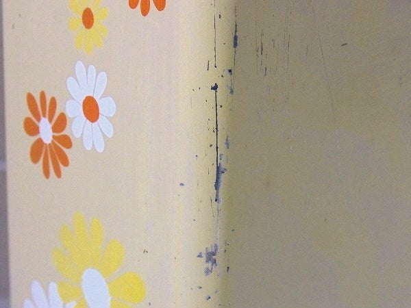 レトロポップ ランズバーグ 花柄 キッチン雑貨 収納 ティン製・アンティーク・キャニスター・4個セット