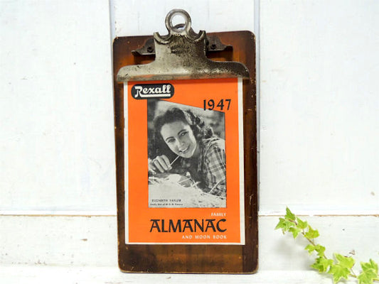 【GLOBE CLIP PATENTER】木製・アンティーク・バインダー・クリップボード・文房具