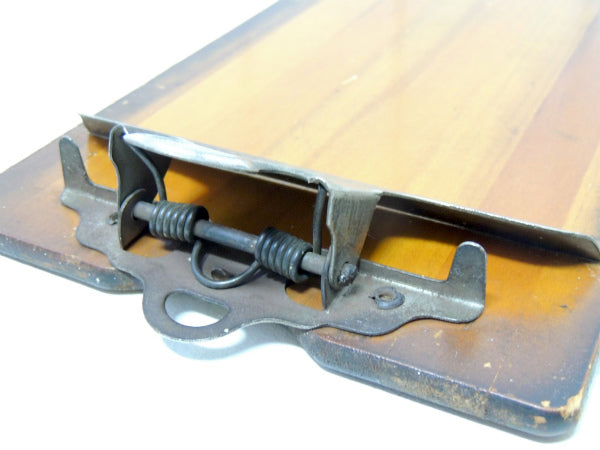 【GLOBE CLIP PATENTER】木製・アンティーク・バインダー・クリップボード・文房具