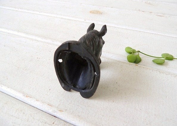 USA!馬&蹄鉄モチーフ・鋳物製・小さなアンティーク・フック