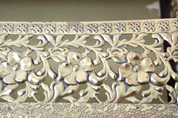 4人の天使 エレガント 花柄 ゴールドトーン ヴィンテージ ティッシュケース ティッシュボックス