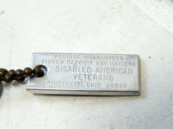 SUS 599・カリフォルニア 黒 ナンバープレート型 ヴィンテージ・キーホルダー+FUEL 鍵