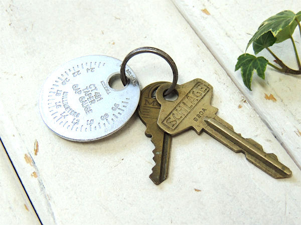 CHAMPION・チャンピオン ヴィンテージ・ツール・プラグ・ギャップゲージ・鍵2本・キーホルダー