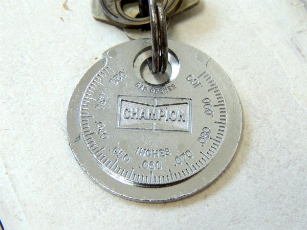 CHAMPION・チャンピオン ヴィンテージ・ツール・プラグ・ギャップゲージ・鍵2本・キーホルダー