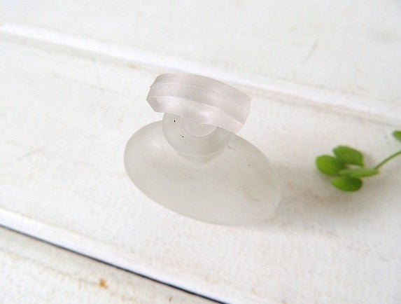 すりガラス製・丸くて小さなアンティーク・香水瓶/パヒュームボトル USA