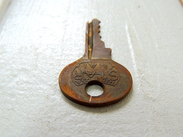 【STAR/MADE IN USA】1ナンバー入り・真鍮製・鍵・ビンテージ・キー