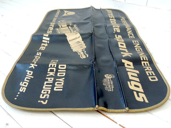 【prestolite spark plugs】プラグ柄・ヴィンテージ・フェンダーカバー・モーター系