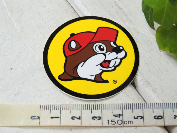 Buc-ee’s・バッキーズ・ガソリンスタンド・ビーバー・キャラクター・アドバタイジング・ステッカー