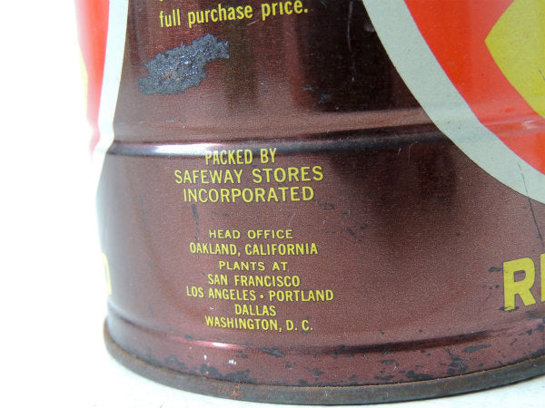 【EDWARDS COFFEE】エドワーズ・ブリキ製・ヴィンテージ・コーヒー缶・USA