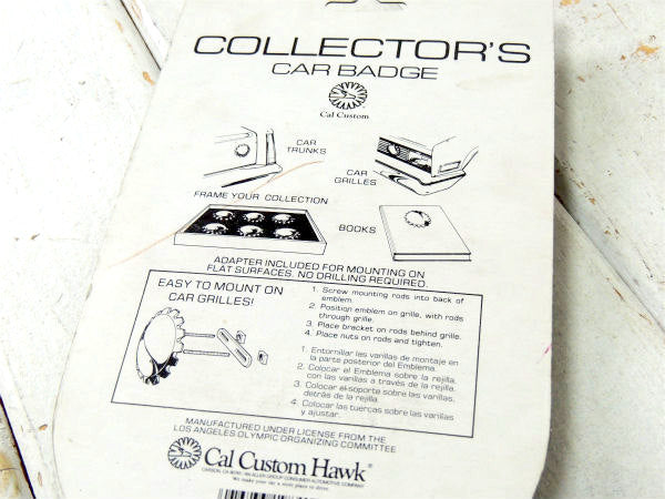 【ロサンゼルス・オリンピック】1984・ヴィンテージ・カーバッジ・エンブレム・オートパーツ