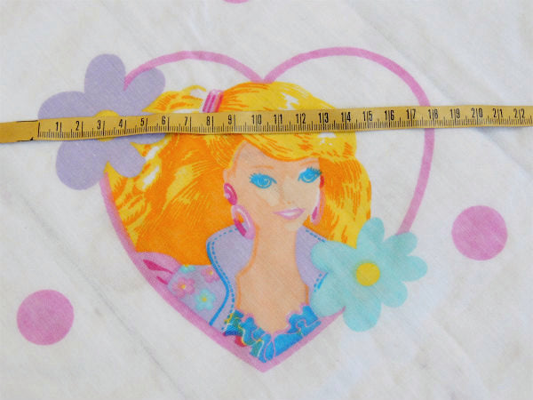【Barbie】バービー・花柄&水玉柄・ユーズドシーツ(ボックスタイプ) USA
